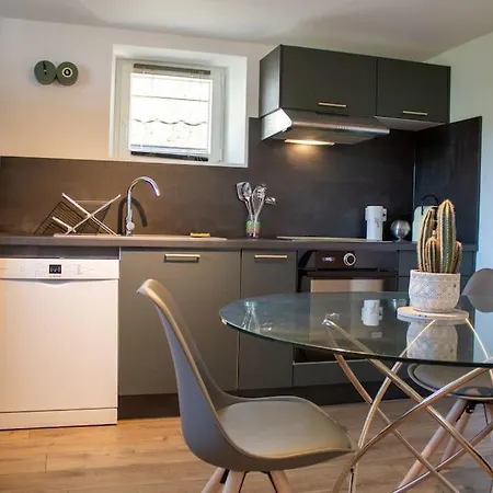 L'hortensia - Jardin - Cuisine Equipee Apartment Mende